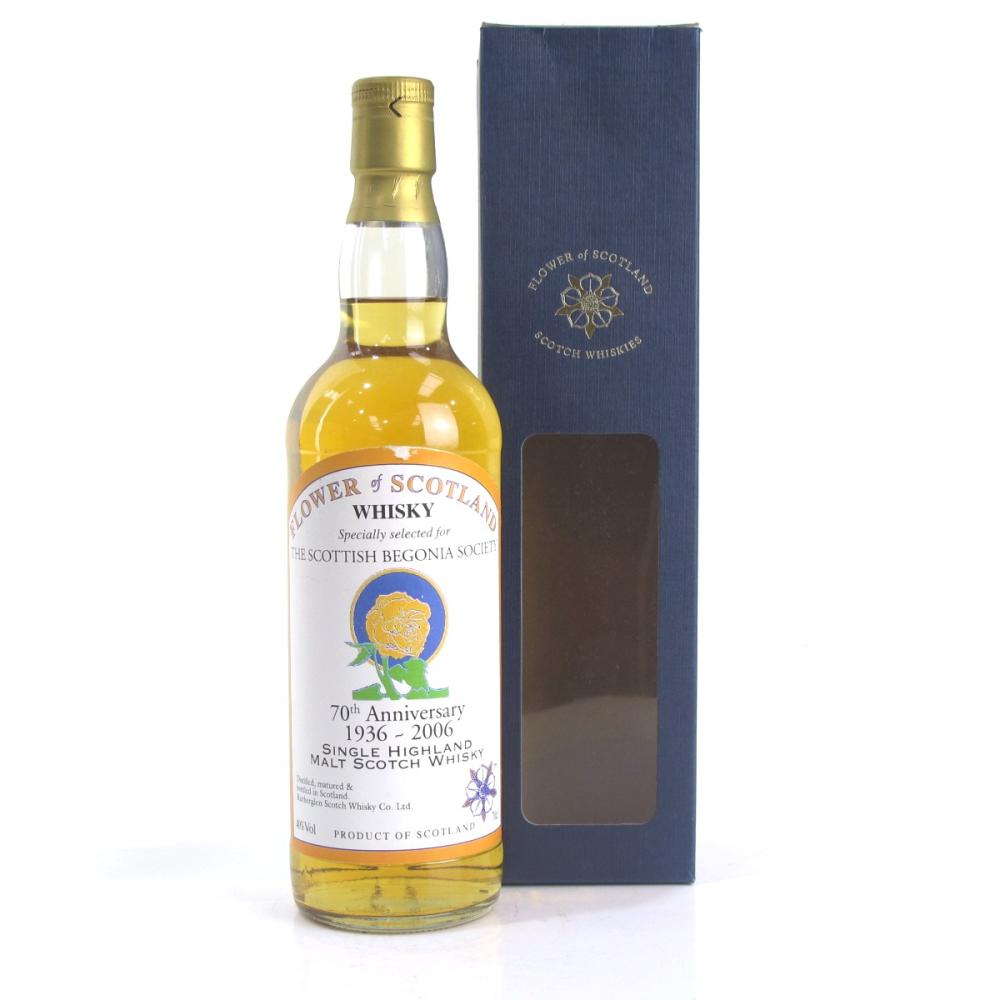 Flower of Scotland Whisky / Scottish Begonia Society 70th Anniversary
