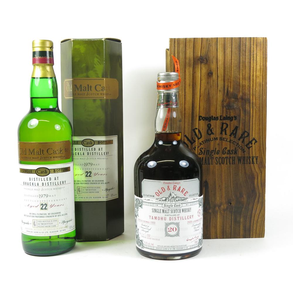 Tamdhu 1989 and Royal Brackla 1979 Douglas Laing 2 x 70cl