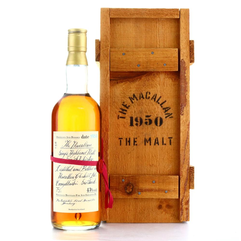 Macallan 1950 Handwritten Label / German Import