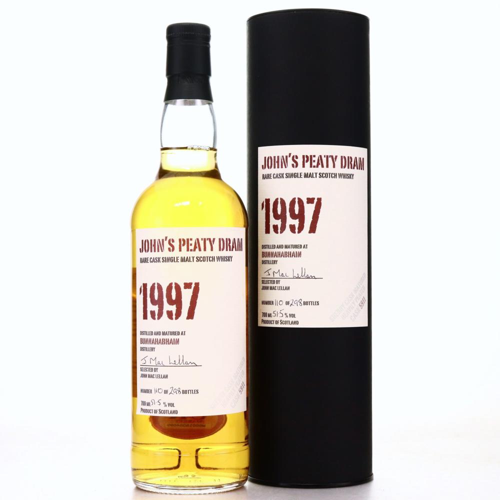 Bunnahabhain 1997 John's Peaty Dram 15 Year Old Single Cask