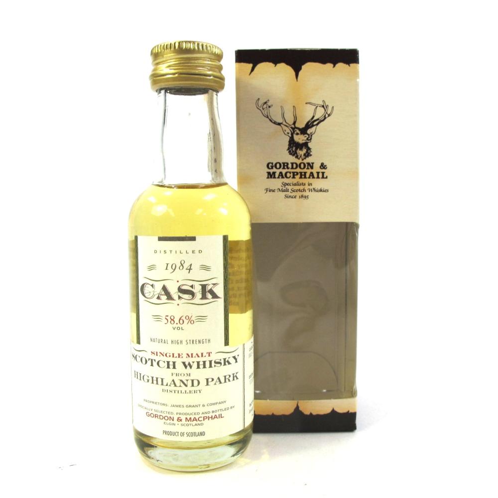 Highland Park 1984 Gordon and MacPhail Cask Strength Miniature 5cl