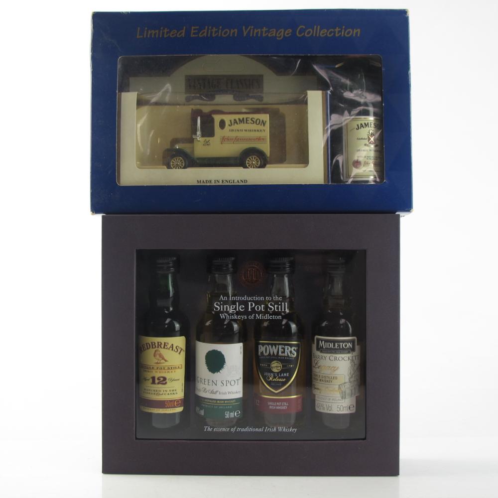 Irish Whiskey Miniature Collection 5 x 5cl  / Including Model Van