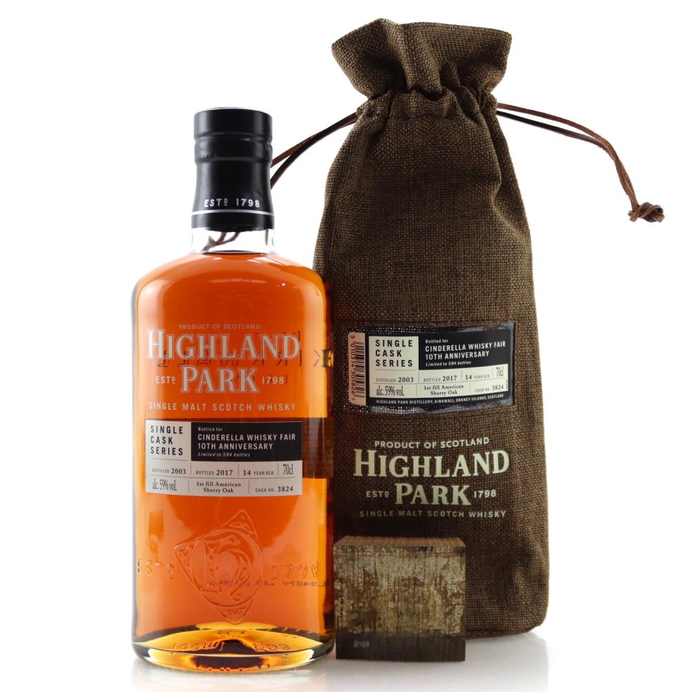 Highland Park 2003 Single Cask 14 Year Old #3824 / Cinderella Whisky Fair 10th Anniversary