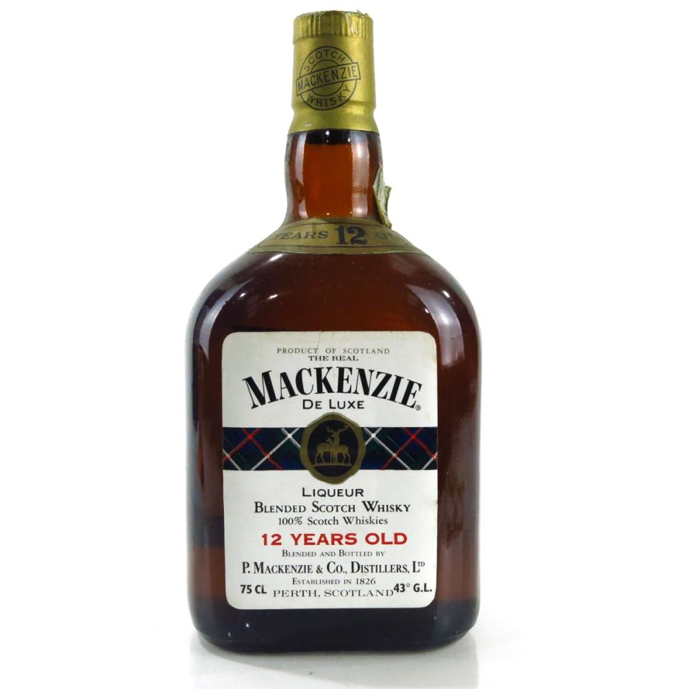 The Real Mackenzie 12 Year Old De Luxe Scotch Whisky circa 1970s