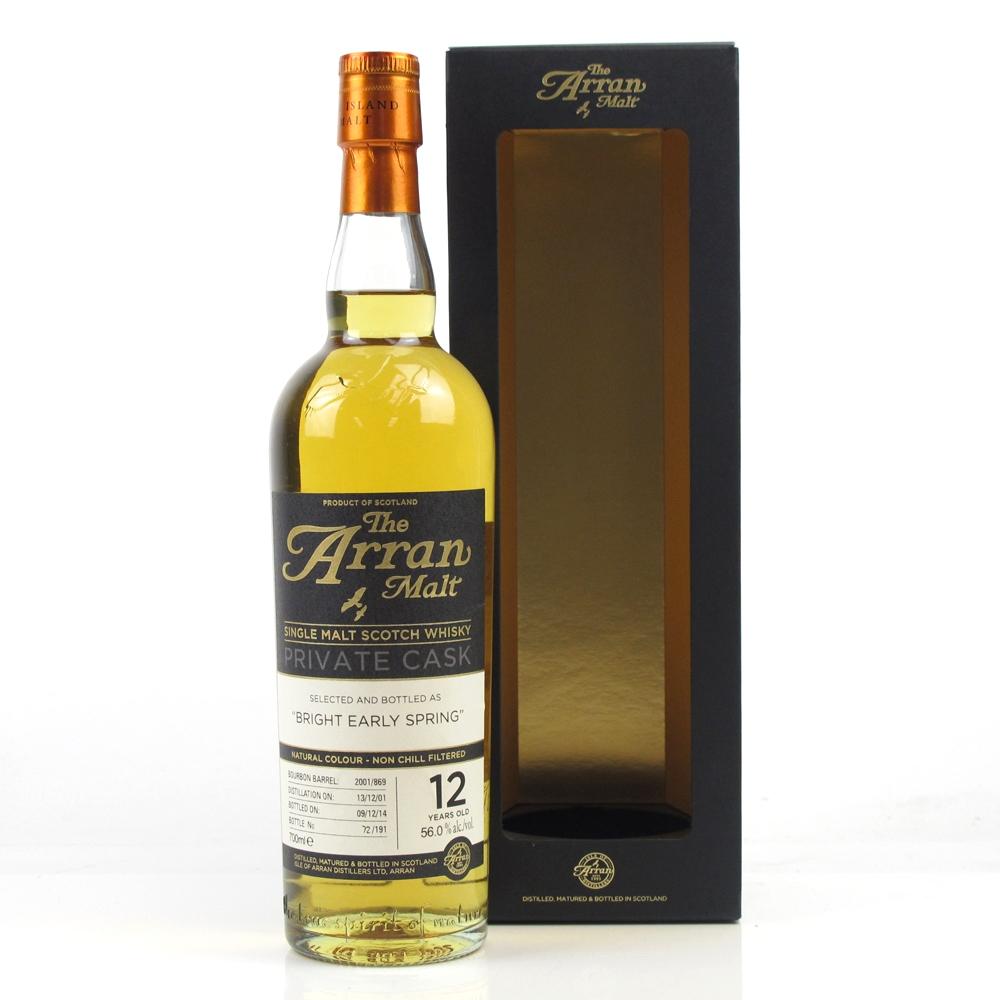 Arran 2001 Private Cask 12 Year Old / Bright Early Spring