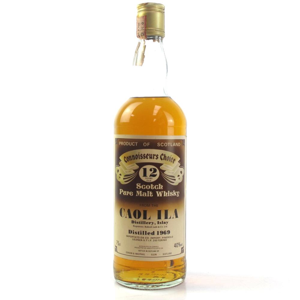 Caol Ila 1969 Gordon and MacPhail 12 Year Old / Pinerolo Import