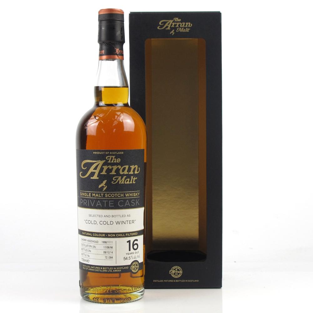 Arran 1998 Private Cask 16 Year Old / Cold, Cold Winter