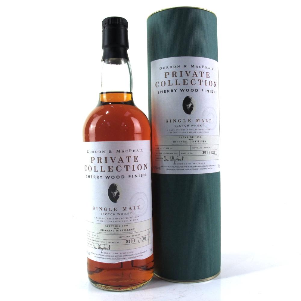 Imperial 1990 Gordon and MacPhail Sherry Wood Finish