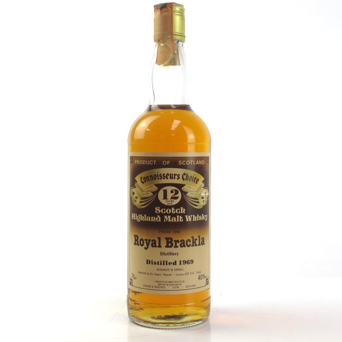 Royal Brackla 1969 Gordon and MacPhail 12 Year Old / Pinerolo Imports