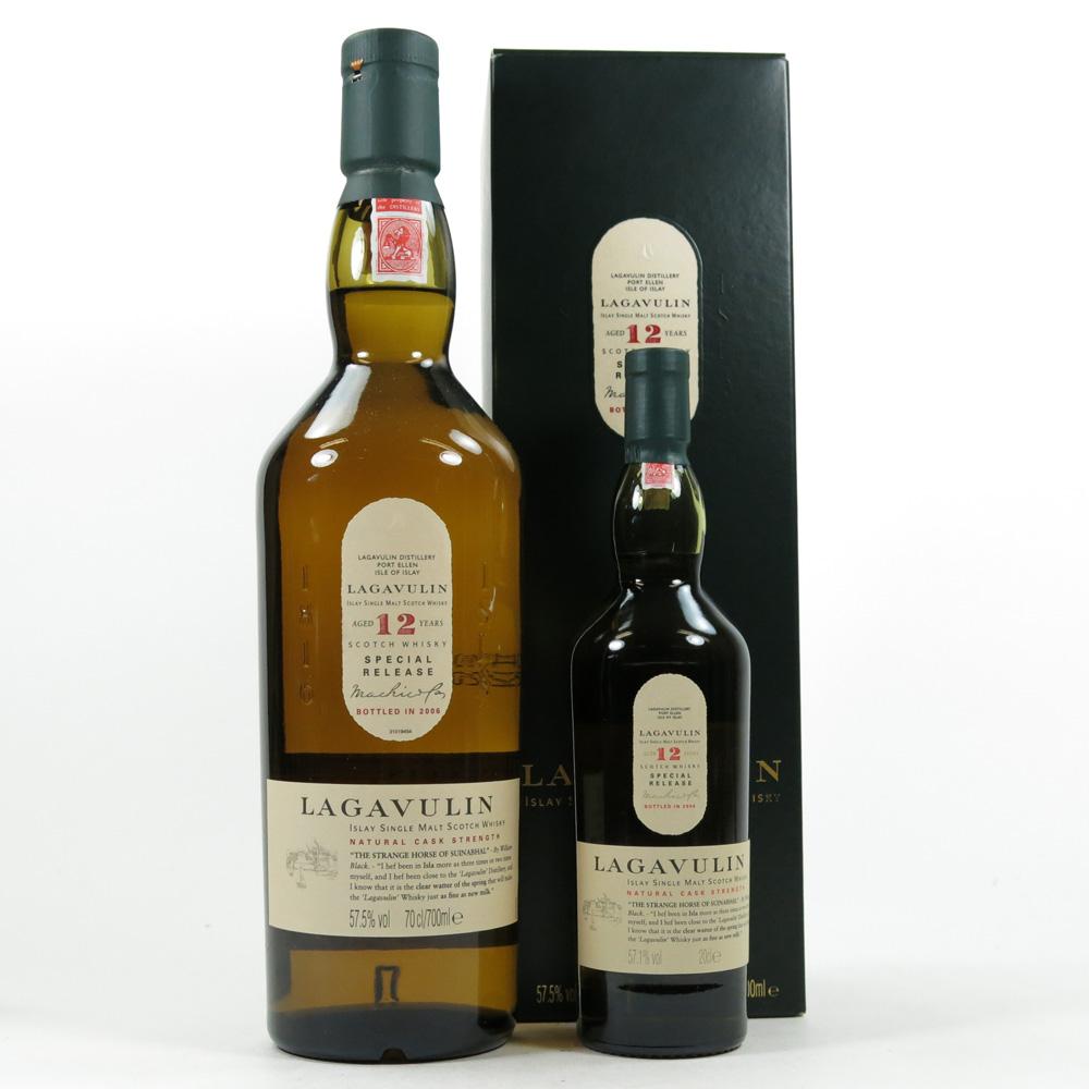 Lagavulin 12 Year Old 2006 Release / Including 20cl Miniature