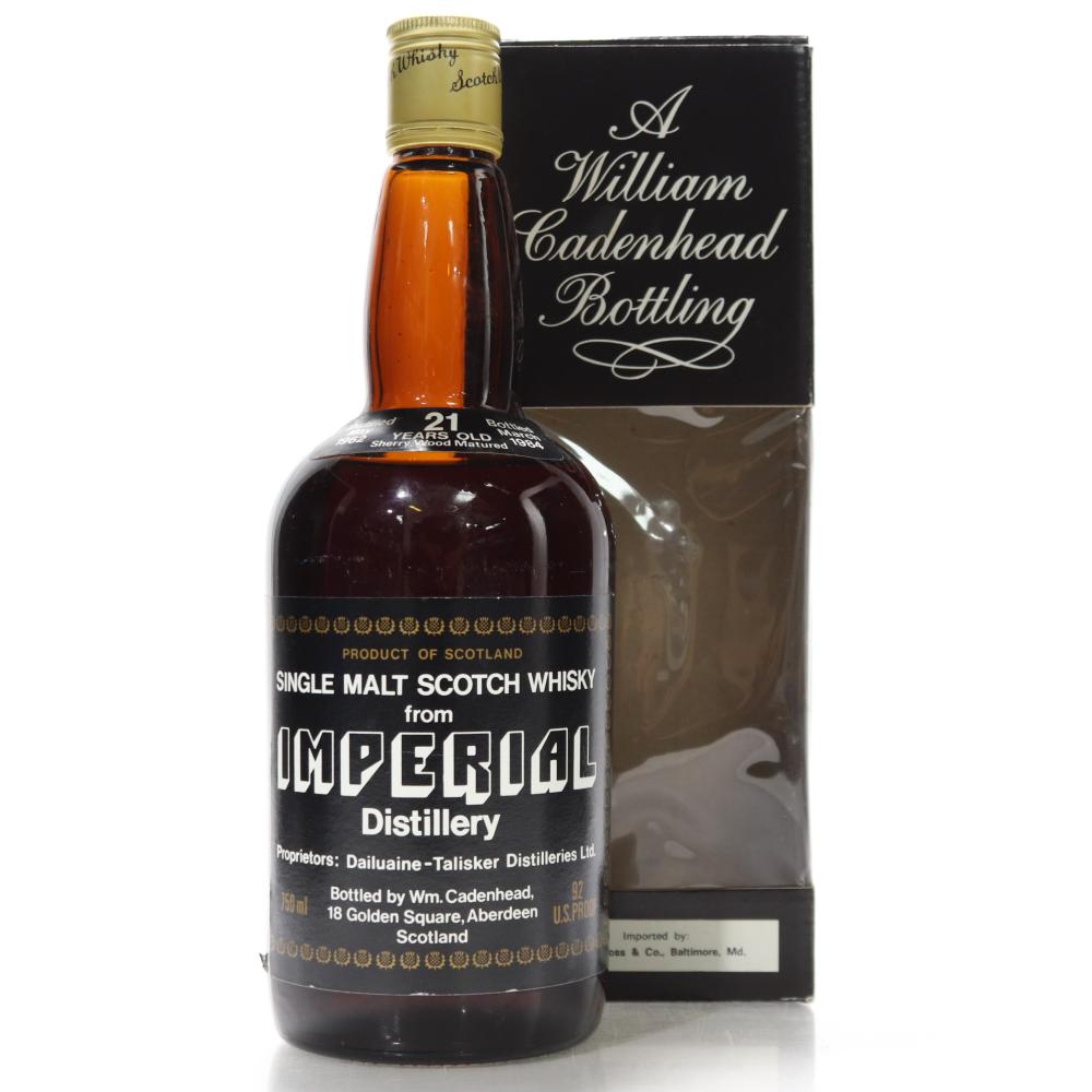 Imperial 1962 Cadenhead's 21 Year Old Sherry Wood / US Import