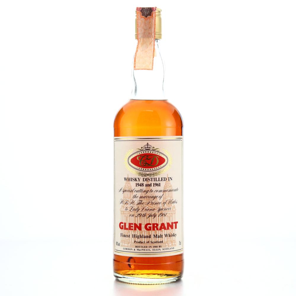 Glen Grant 1948/1961 Royal Marriage 1981