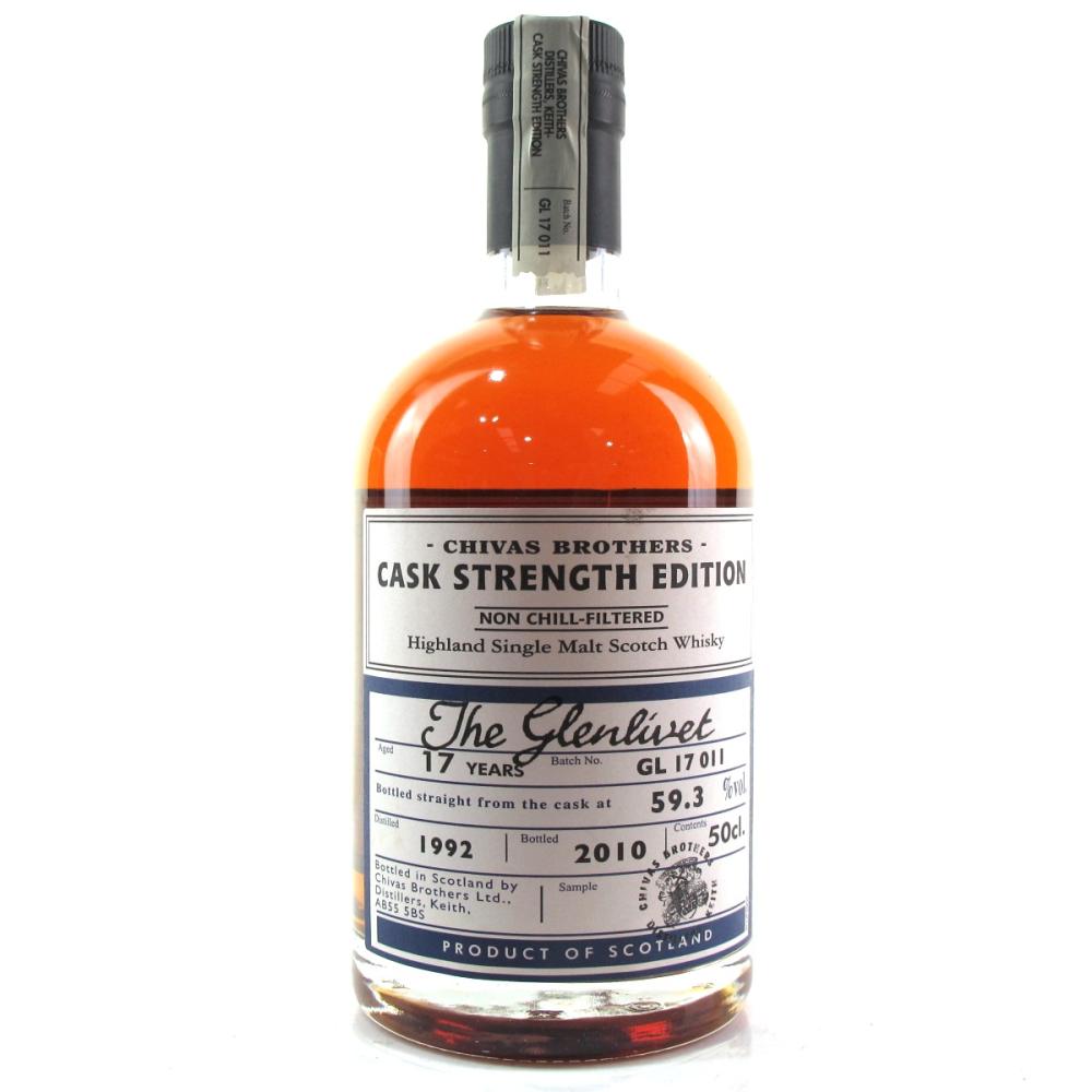 Glenlivet 1992 Cask Strength 17 Year Old Batch #011