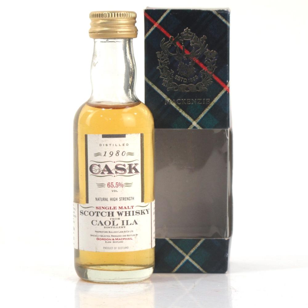 Caol Ila 1980 Gordon and MacPhail Cask Strength Miniature 5cl