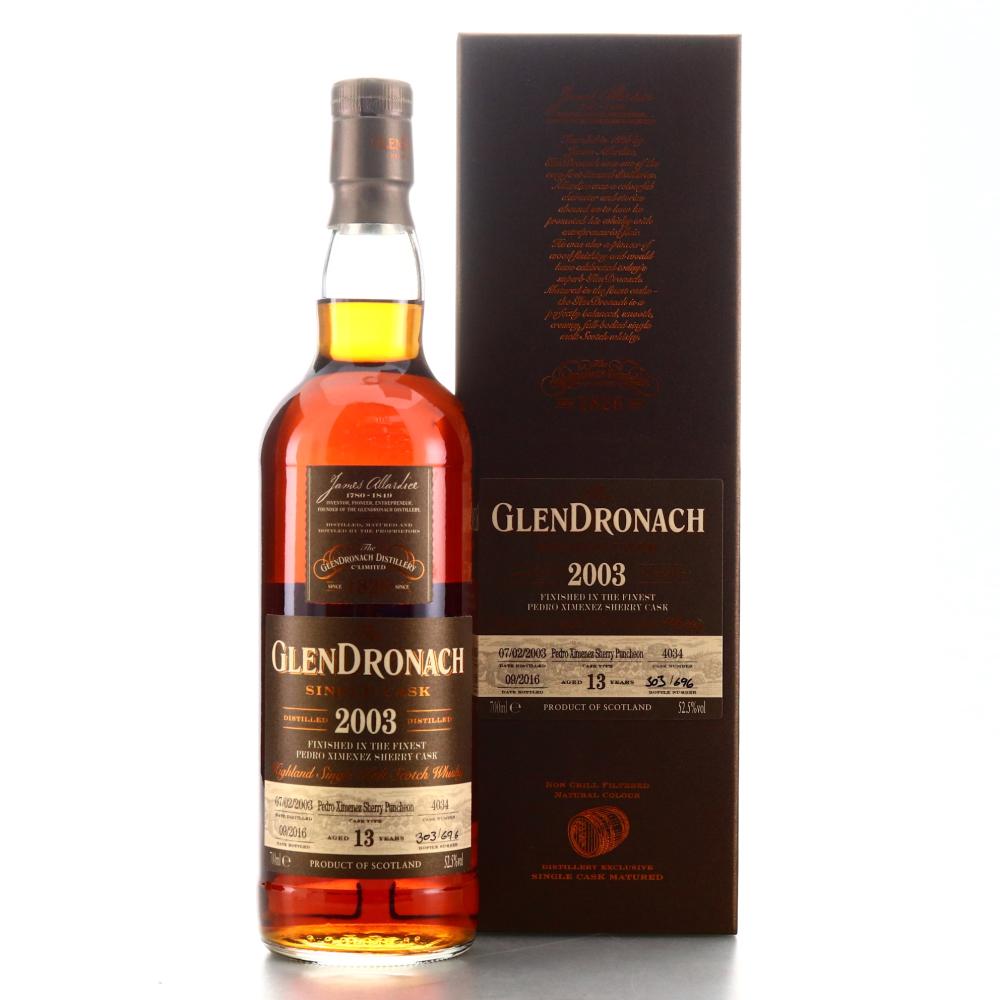 Glendronach 2003 Single PX Cask 13 Year Old #4034