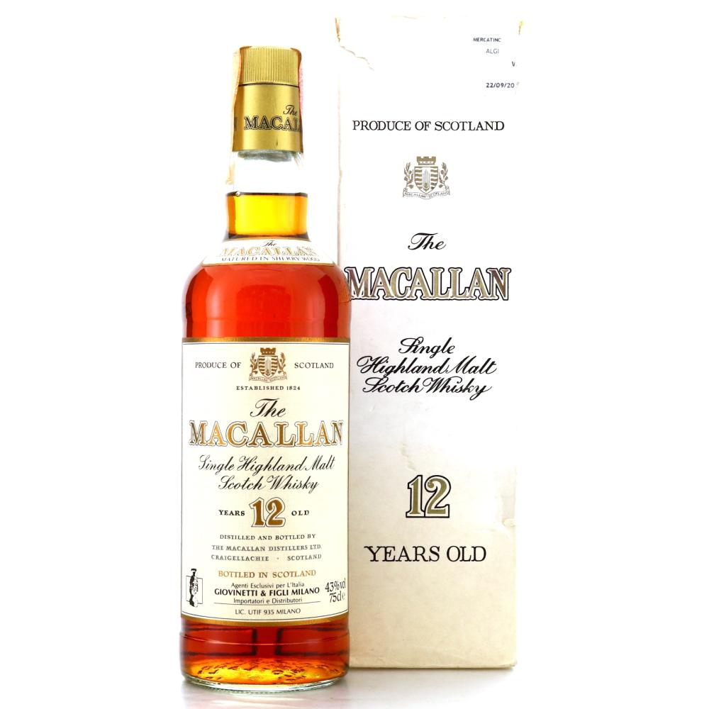 Macallan 12 Year Old 1984 / Giovinetti Import