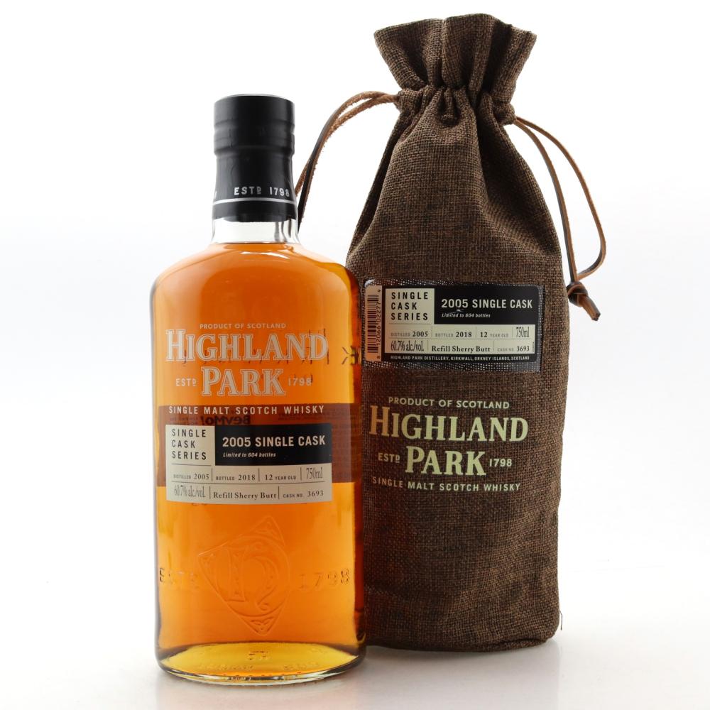 Highland Park 2005 Single Cask 12 Year Old #3693 75cl / BevMo US Exclusive