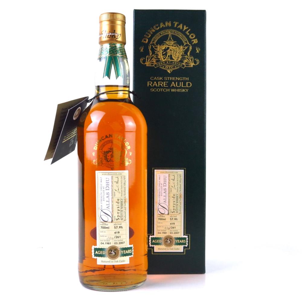 Dallas Dhu 1981 Duncan Taylor 25 Year Old