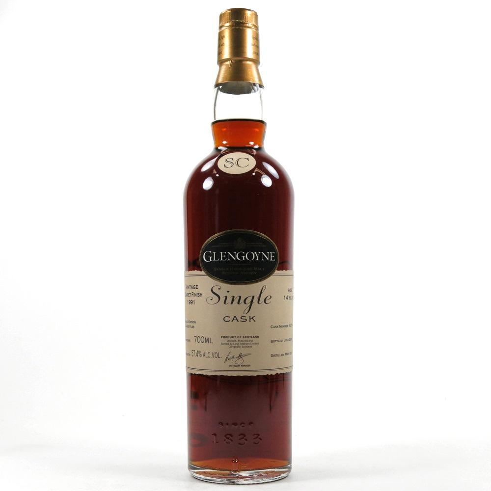 Glengoyne 1991 Single Cask 14 Year Old Claret Finish