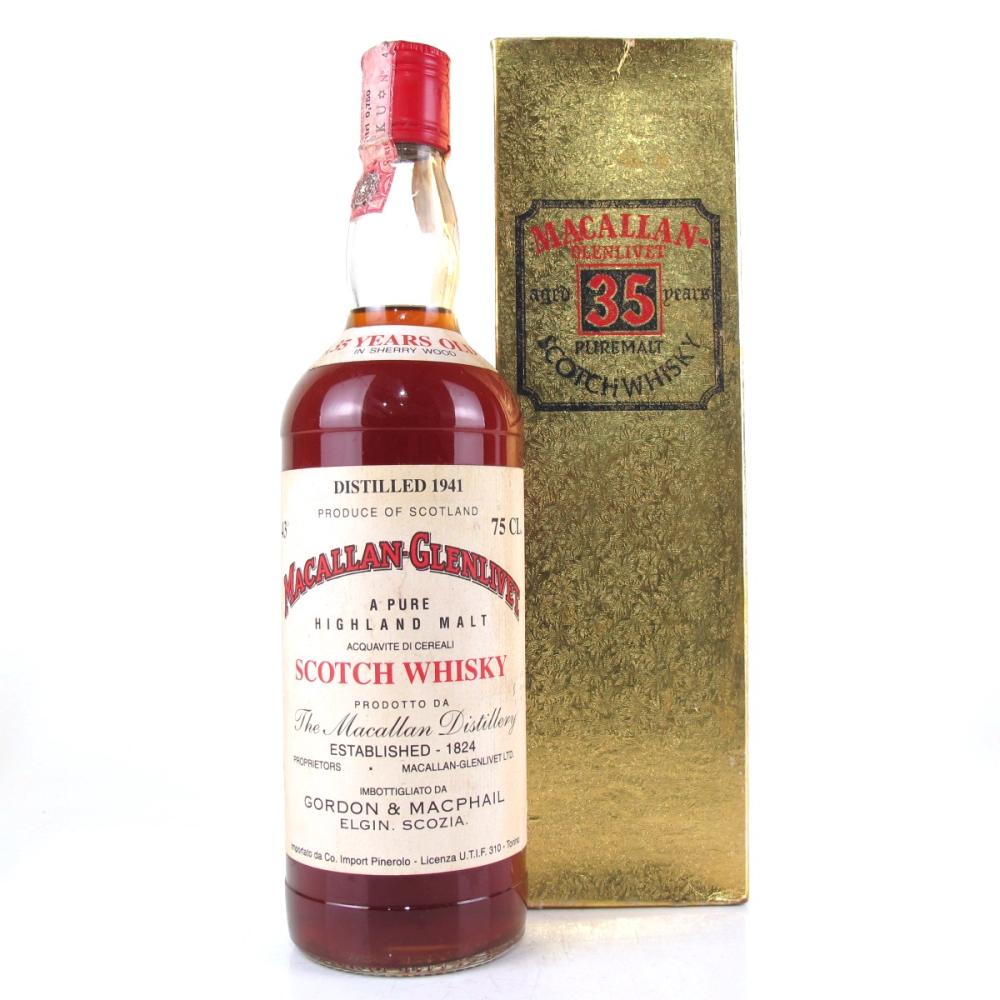 Macallan 1941 Gordon and MacPhail 35 Year Old