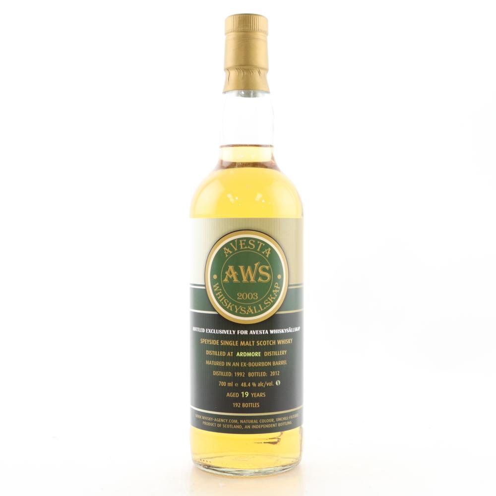 Ardmore 1992 Whisky Agency 19 Year Old / Avesta Whiskysällskap