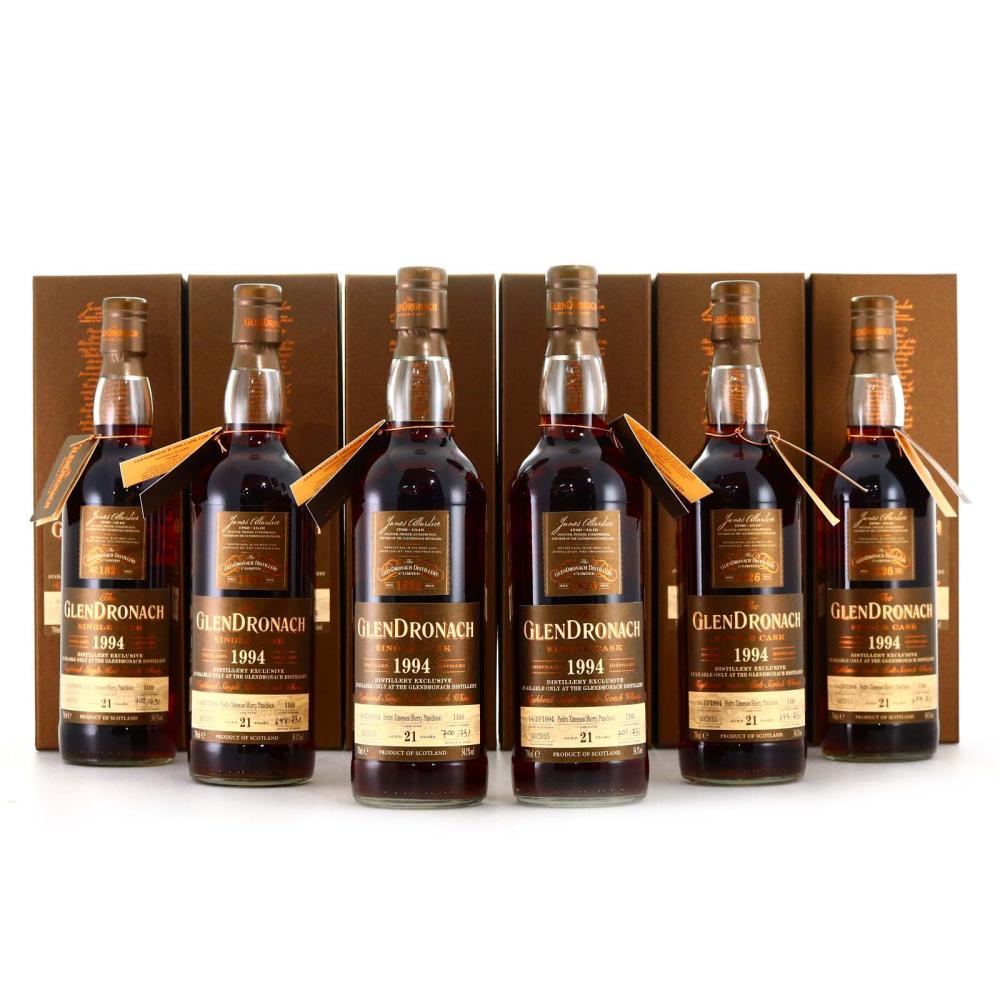 Glendronach 1994 Single PX Cask 21 Year Old #1189 6 x 70cl / Distillery Exclusive