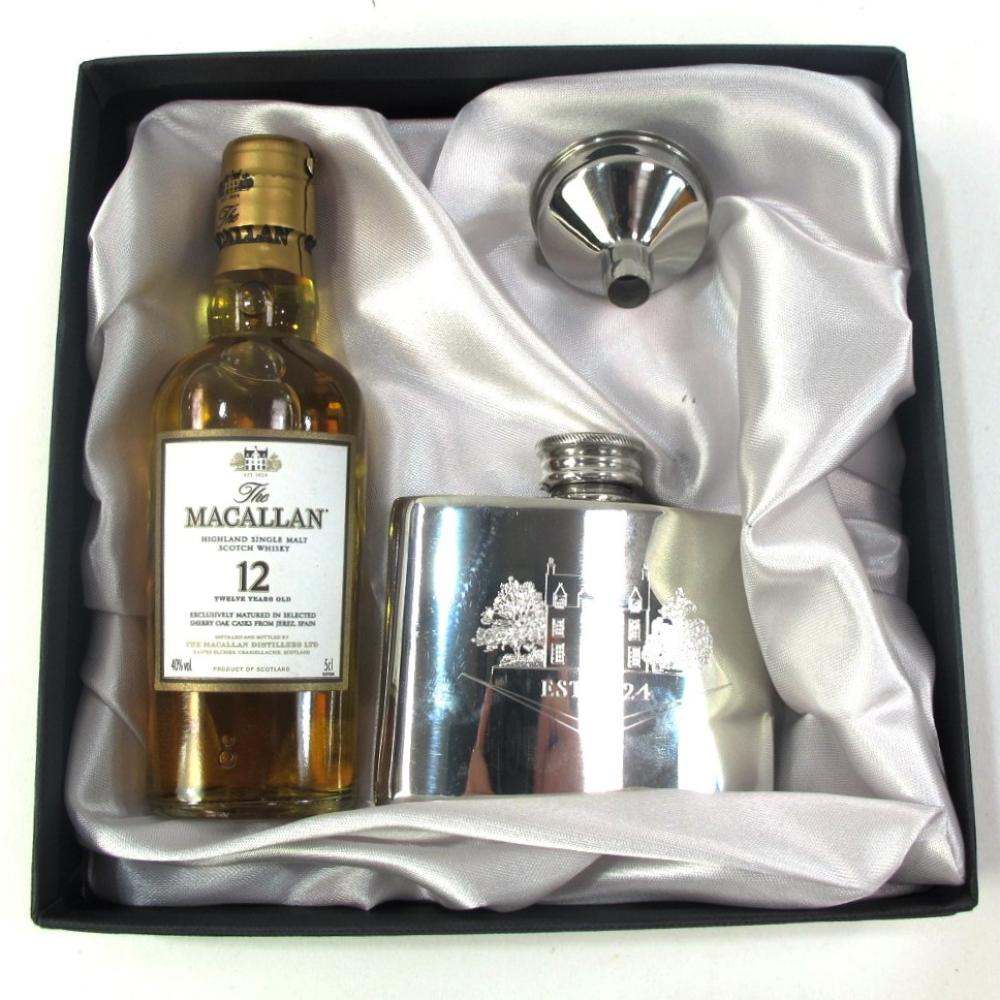 Macallan 12 Year Old Miniature 5cl Gift Pack and Memorabilia 