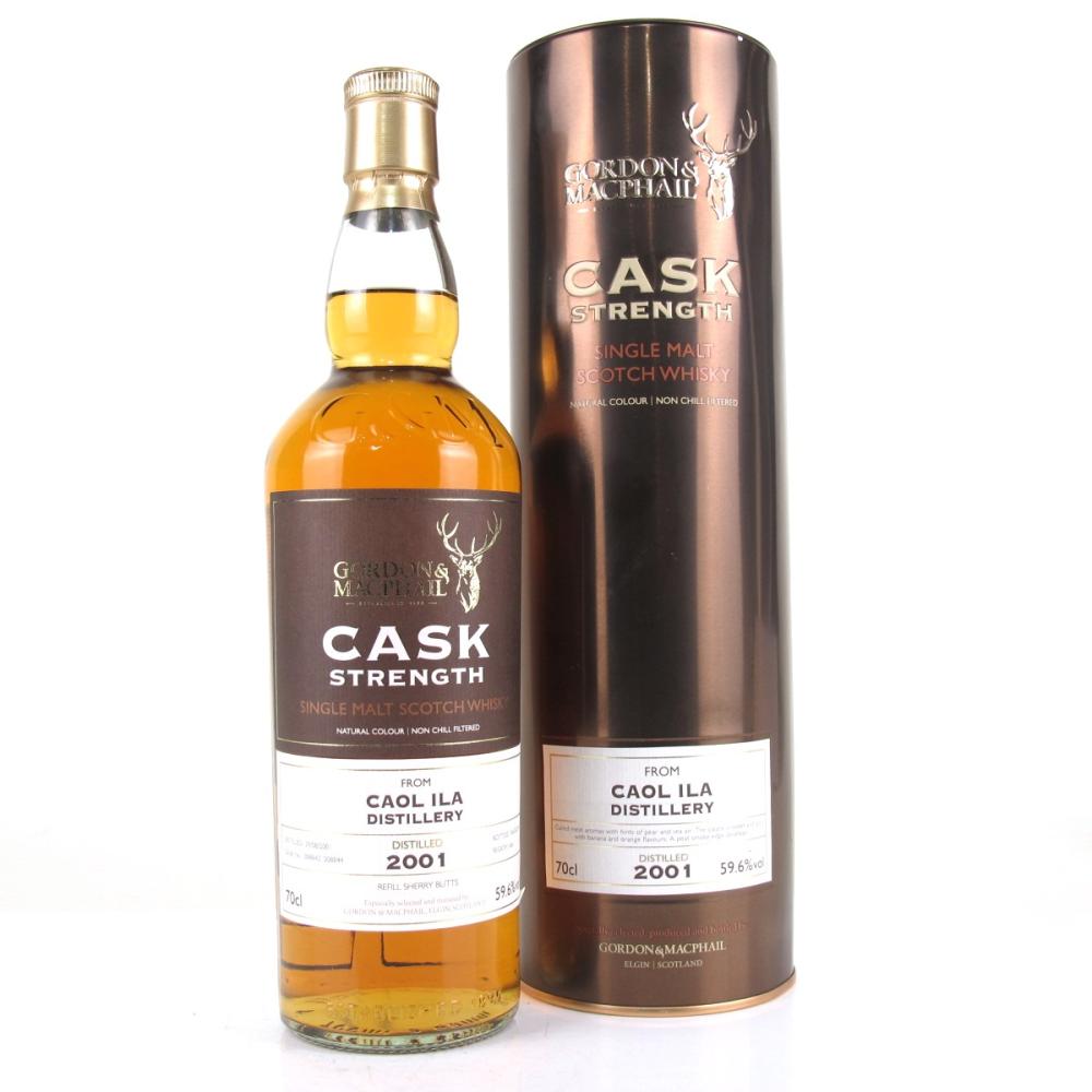 Caol Ila 2001 Gordon and MacPhail 12 Year Old Cask Strength