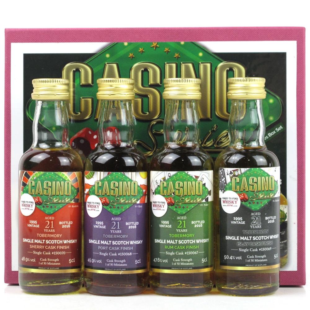 Tobermory 1995 HTFW 21 Year Old Casino Series 4 x 5cl