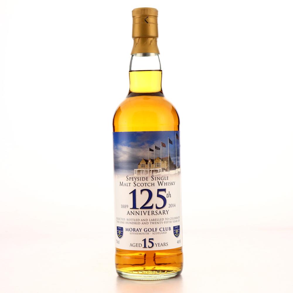 Glen Moray 15 Year Old Single Malt / Moray Golf Club 125th Anniversary