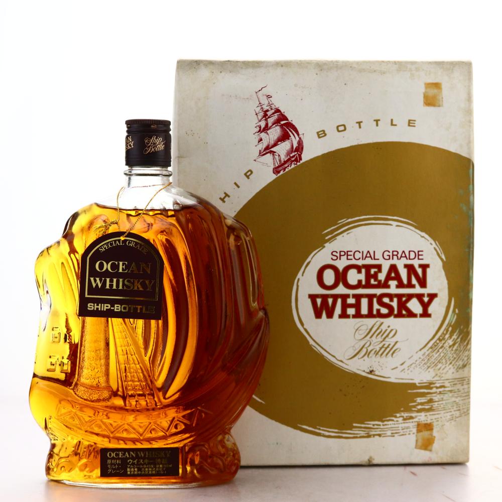 Ocean Whisky Gloria Ship Bottle 1980s