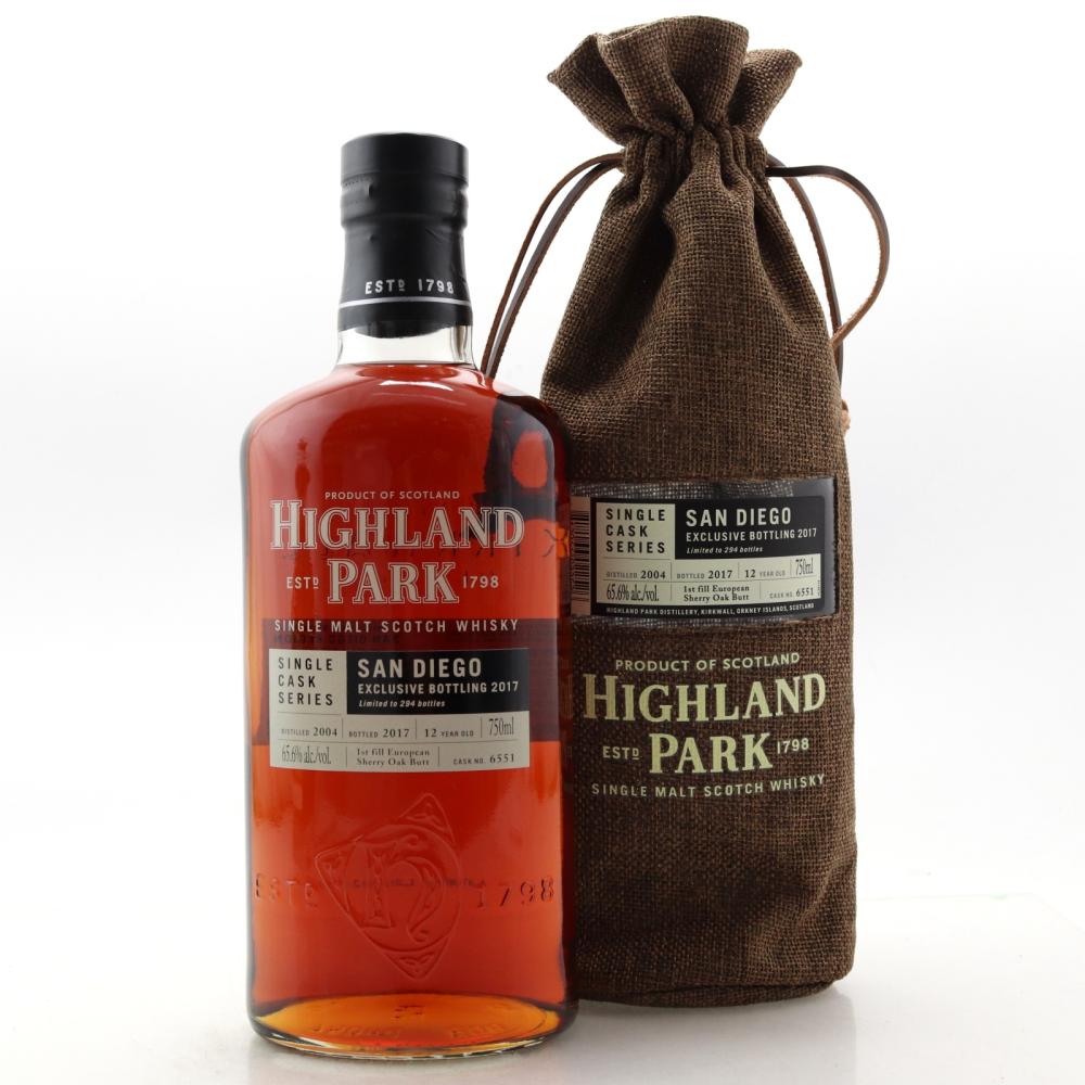 Highland Park 2004 Single Cask 12 Year Old #6551 / San Diego Exclusive