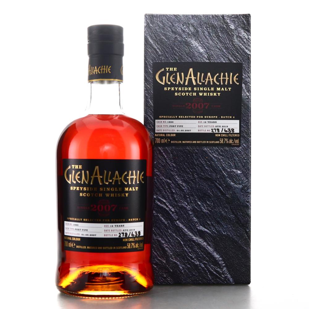 Glenallachie 2007 Single Port Cask 12 Year Old #1860 / Europe Batch #2
