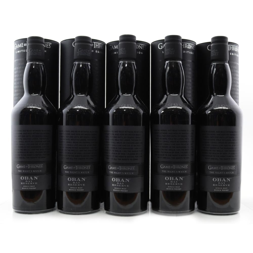 Oban Bay Reserve Game of Thrones 5 x 70cl / The Night's Watch