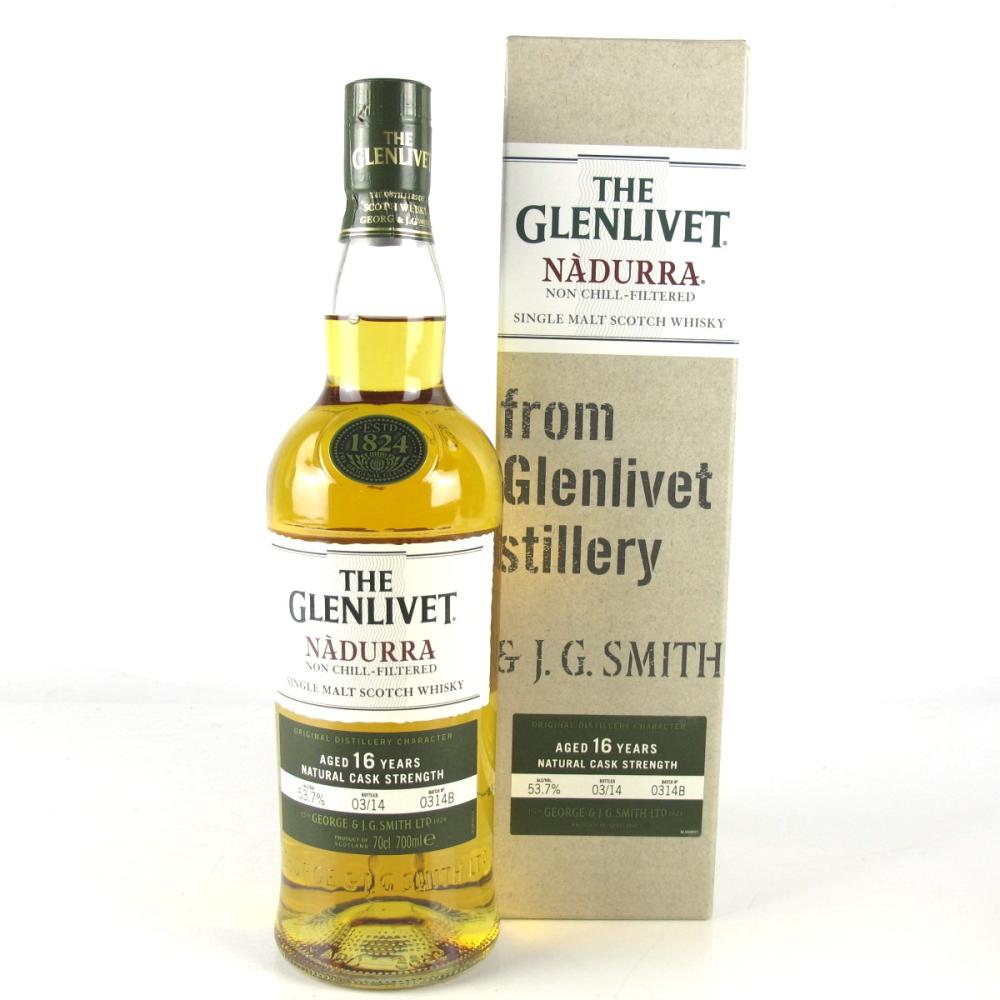Glenlivet Nàdurra 16 Year Old Cask Strength Batch #0314B