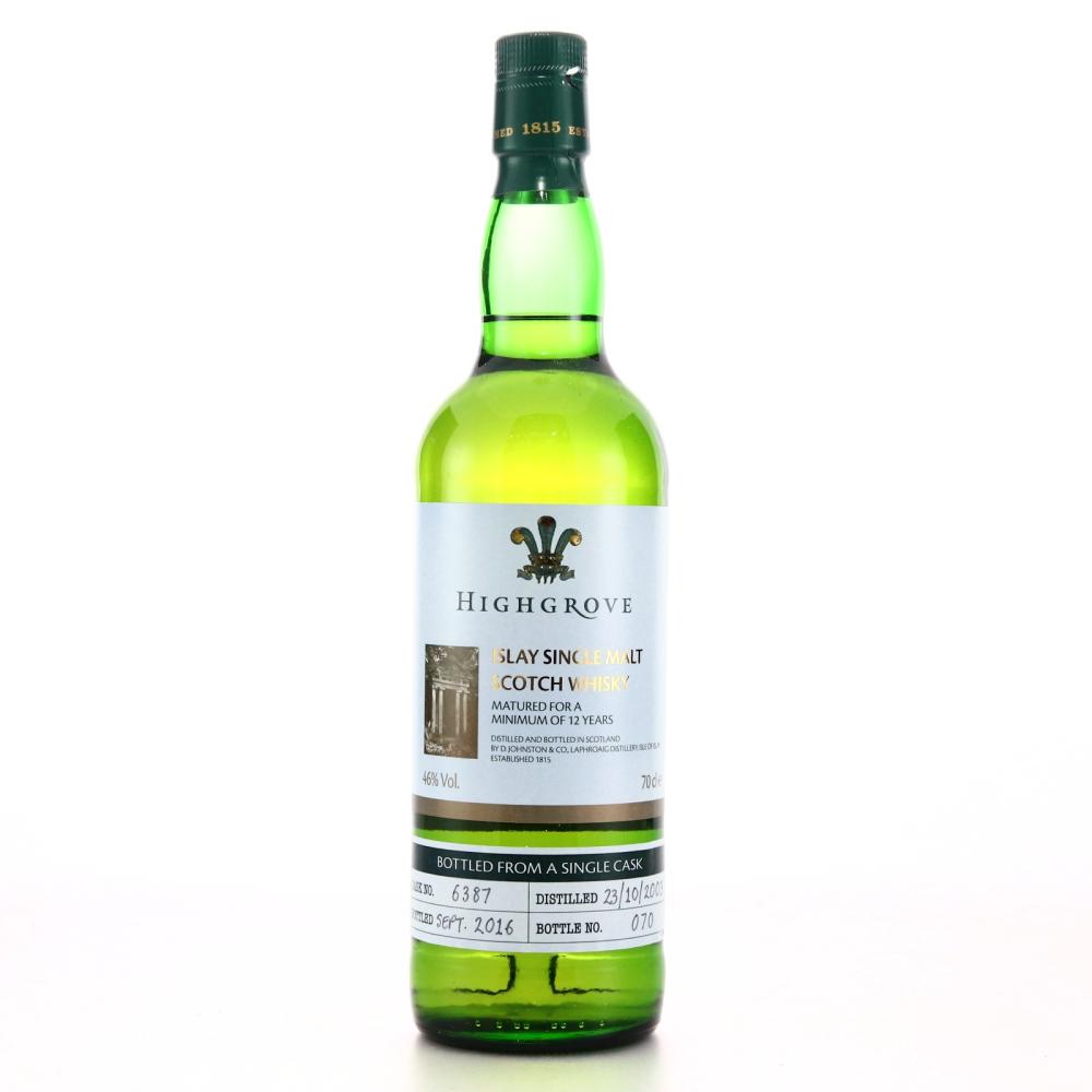 Laphroaig 2003 Highgrove Single Cask #6387