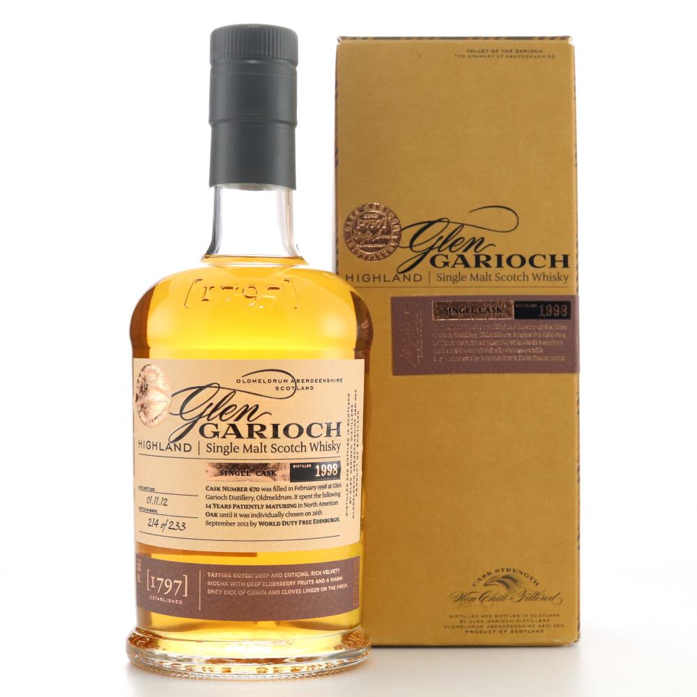 Glen Garioch 1998 Single Cask 14 Year Old #670 / Edinburgh Airport