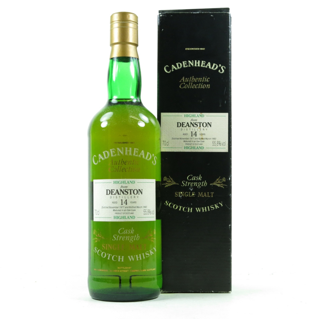 Deanston 1977 Cadenhead's 14 Year Old