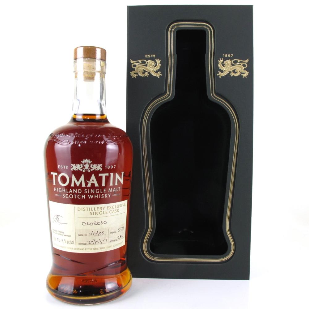 Tomatin 2005 Single Oloroso Cask 12 Year Old #5221 / Distillery Exclusive