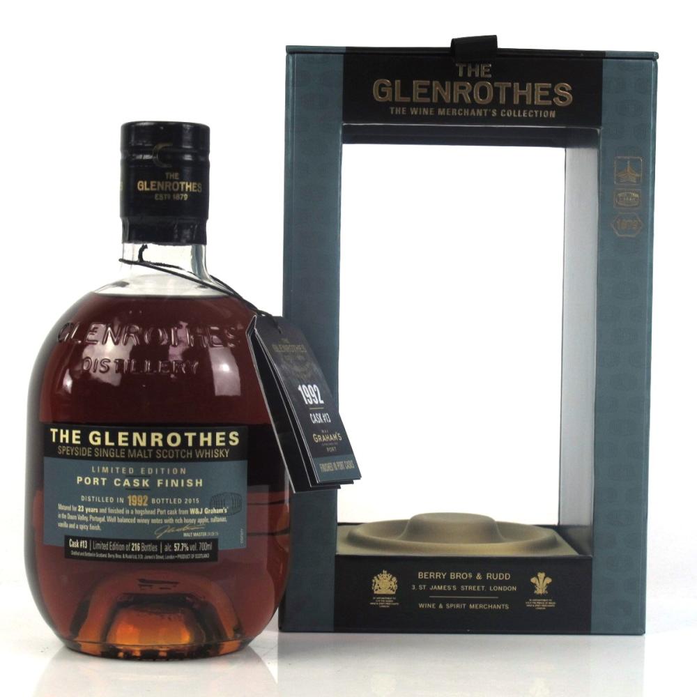 Glenrothes 1992 Grahams Port Cask Finish 24 Year Old / Wine Merchant's Collection