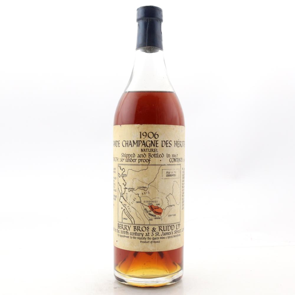 Berry Brothers and Rudd 1906 Grand Champagne Cognac