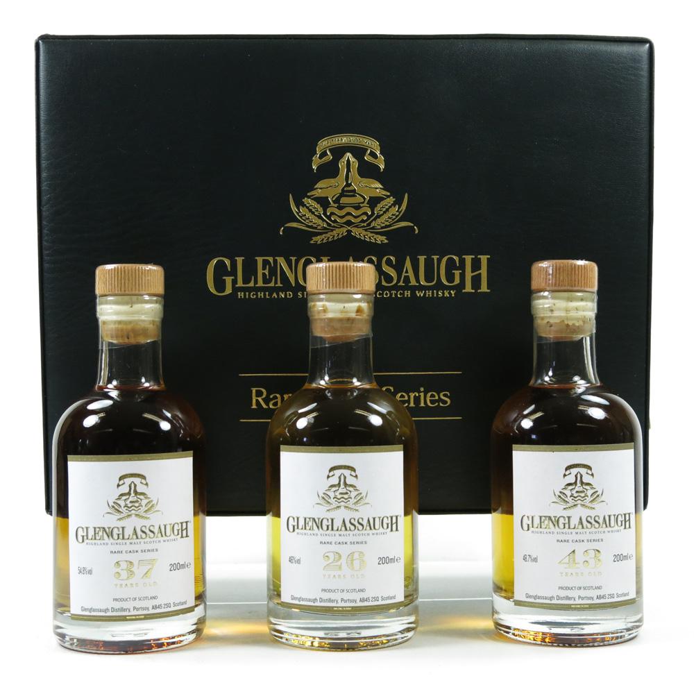 Glenglassaugh Rare Cask Gift Set / 26, 37 and 43 Years Old 3 x 20cl
