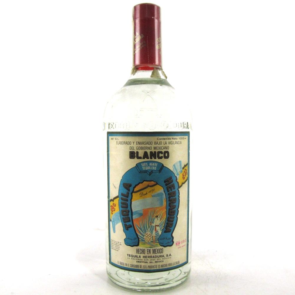 Herradura Blanco Tequila 1 Litre circa 1970s