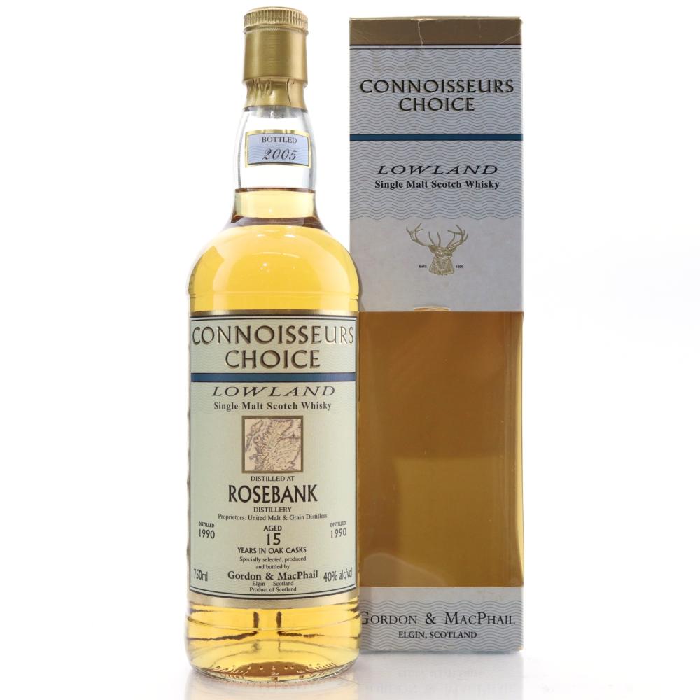 Rosebank 1990 Gordon and MacPhail 15 Year Old 75cl / US Import