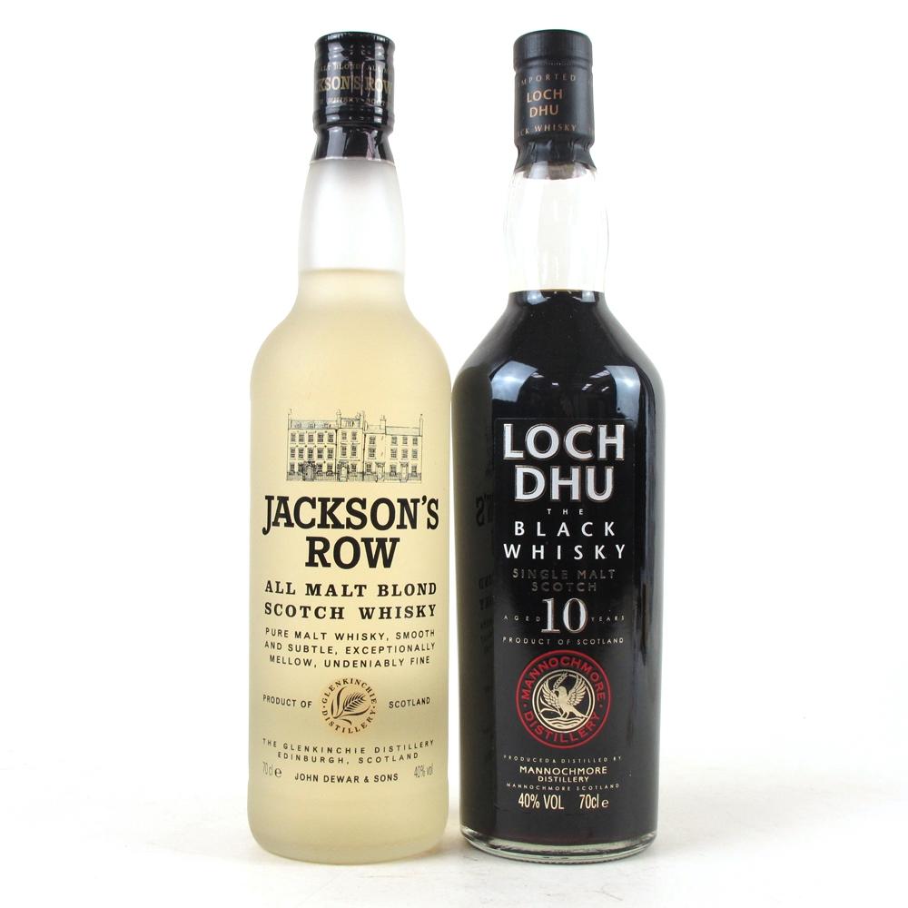 Loch Dhu 10 Year Old and Jackson's Row 2 x 70cl