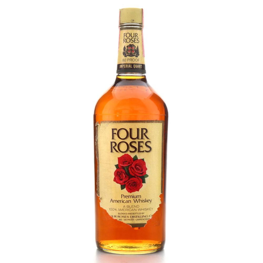 Four Roses Premium American Whiskey 1 Quart 1970s