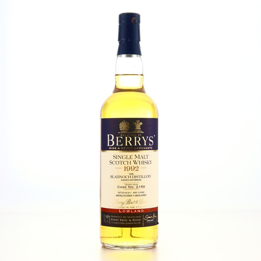 Bladnoch 1992 Berry Brothers and Rudd 19 Year Old