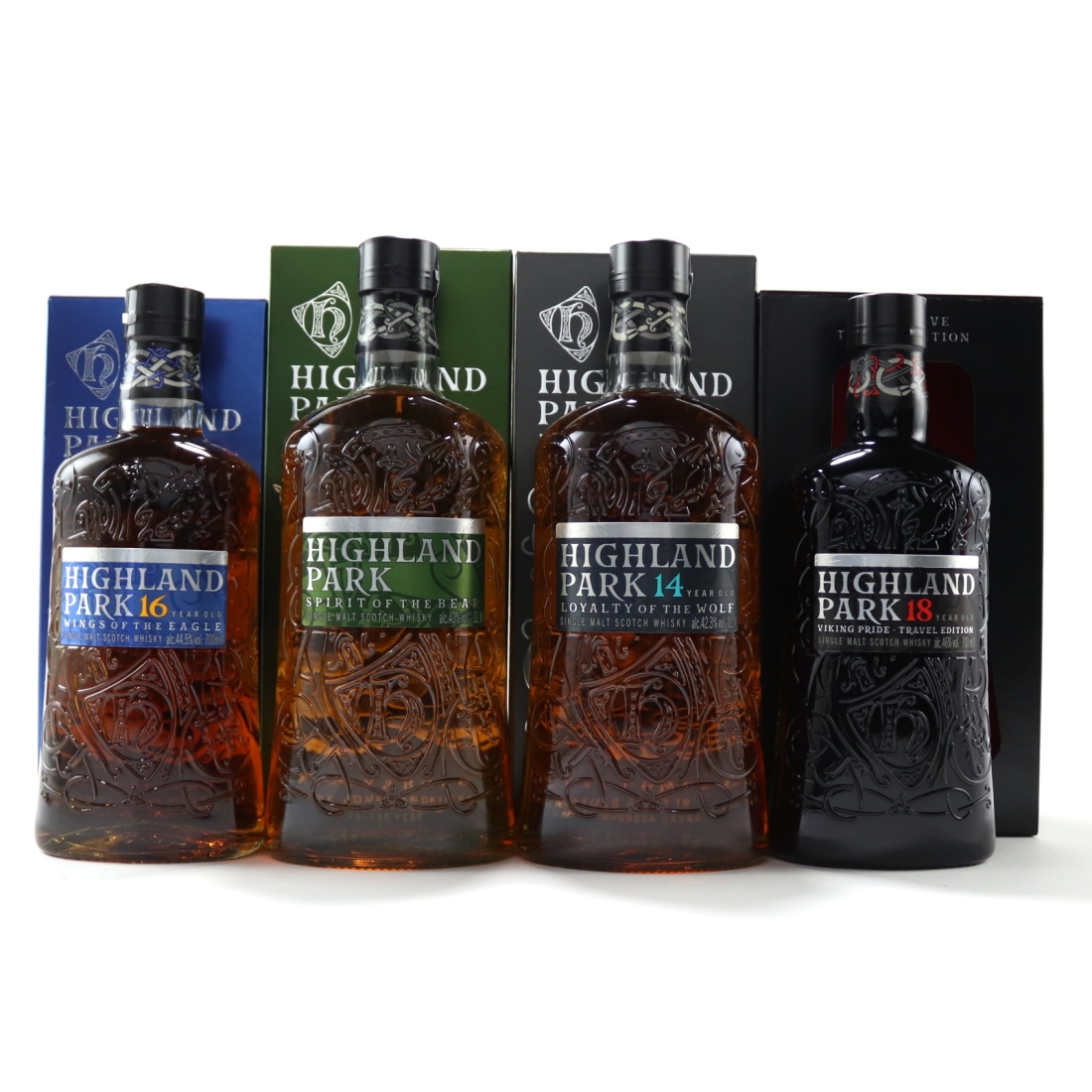 Highland Park Travel Retail Range / 2 x 70cl & 2 x 1 Litre