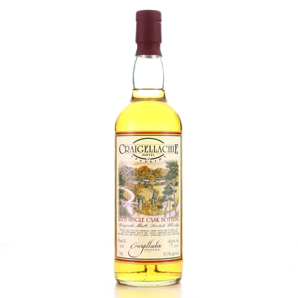 Craigellachie 1982 Single Cask 21 Year Old #1416 / Craigellachie Hotel