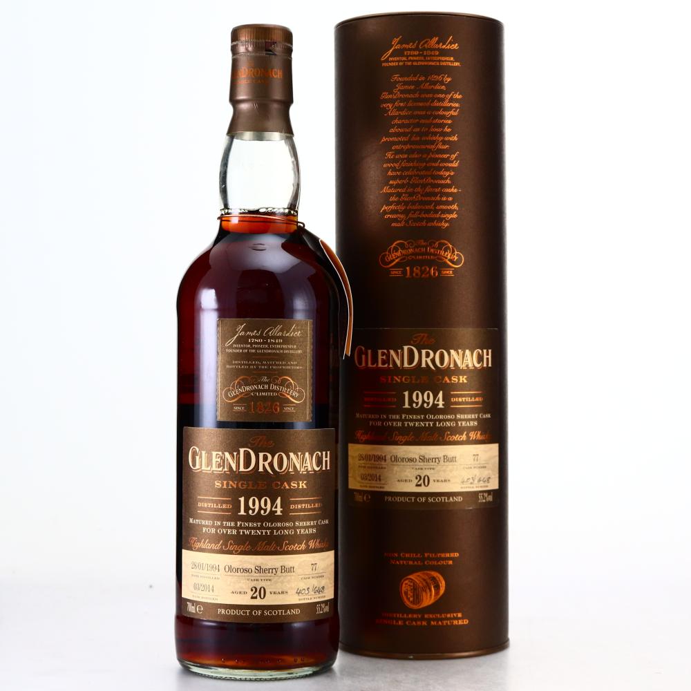 Glendronach 1994 Single Oloroso Cask 20 Year Old #77